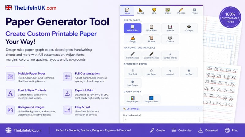 Paper Generator Tool